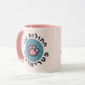 家父長制ユダヤ人フェミニストに反対するヘブライ猫 マグカップ (正面左)