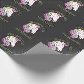 家父長制ユニコーンのフェミニストを踏みにじる ラッピングペーパー (角)
