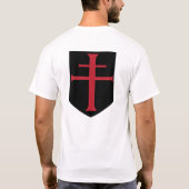 家父長制度的な十字のワイシャツ Tシャツ (裏面)