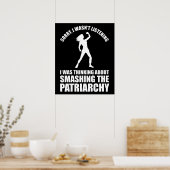 家父長制考える度の崩壊に関する ポスター (キッチン)