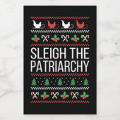 家父長制2世をスリー フードラベル (シングルラベル)