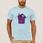 家犬のワイシャツ-ディスコのビスケット Tシャツ (正面)
