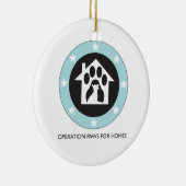 家犬の救助-オーナメントのための操作の足 セラミックオーナメント (右)