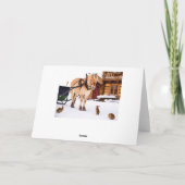 家畜が馬やウサギを口説く シーズンカード (裏面)