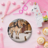 家畜が馬やウサギを口説く ペーパープレート (パーティー)