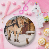 家畜が馬やウサギを口説く ペーパープレート (パーティー)