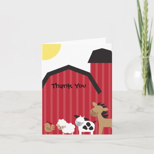 家畜のサンキューカード サンキューカード (正面)
