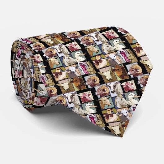 家畜のタイ ネクタイ (ロール)