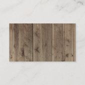 家畜のベビーシャワーのおむつのラッフルカード挿入物 エンクロージャーカード (裏面)