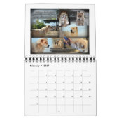 家畜の保護者は小さい2015の後をつけます カレンダー (2月 2027)