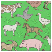 家畜の納屋周囲の庭の素朴な国牧場パターン ファブリック (クローズアップ)