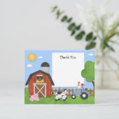 家畜の誕生会のサンキューカード サンキューカード (スタンド正面)