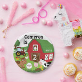 家畜の誕生日の紙皿 ペーパープレート (パーティー)