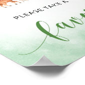 家畜の赤ちゃんシャワーの好意の看板の装飾 ポスター (角)