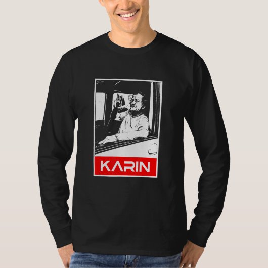 家畜の騎士カリンのキツネ魚とアウト Tシャツ (正面)