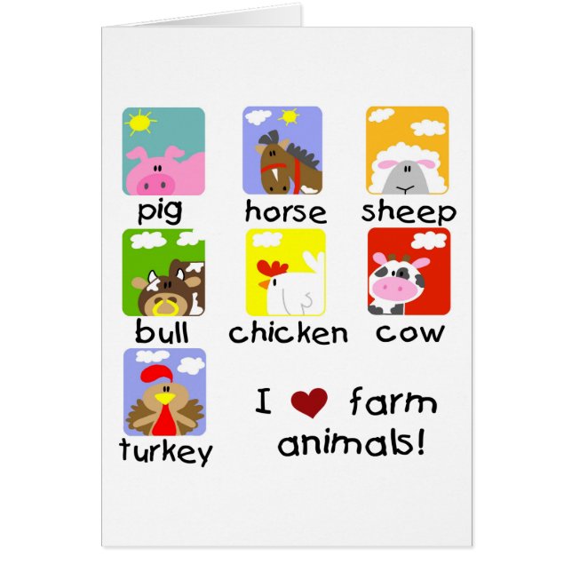 家畜のTシャツおよびギフト (正面)