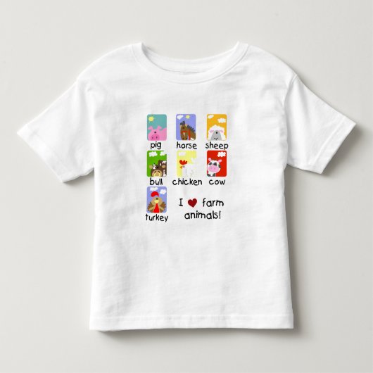 家畜のTシャツおよびギフト トドラーTシャツ (正面)