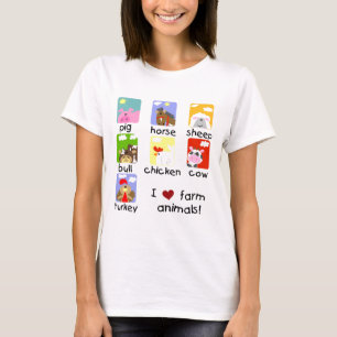 家畜のTシャツおよびギフト Tシャツ