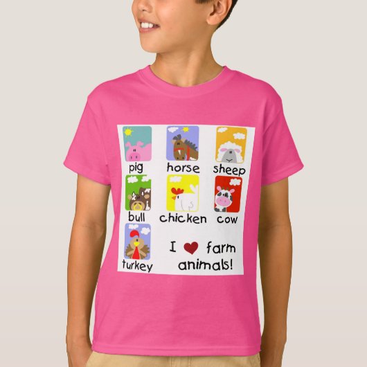 家畜のTシャツおよびギフト Tシャツ (正面)