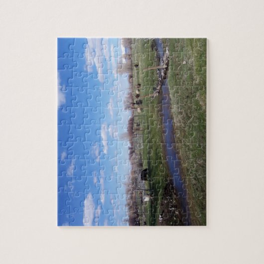 家畜は美化します ジグソーパズル (縦)