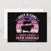 家畜を愛する女の子だけが女性を愛し続ける シーズンポストカード (正面/裏面)