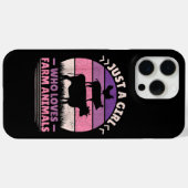 家畜を愛する女の子だけが女性を愛し続ける Case-Mate iPhoneケース (裏面 (横))