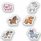 家畜コレクション シール (正面)