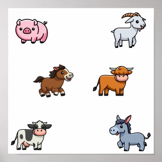 家畜コレクション ポスター (正面)