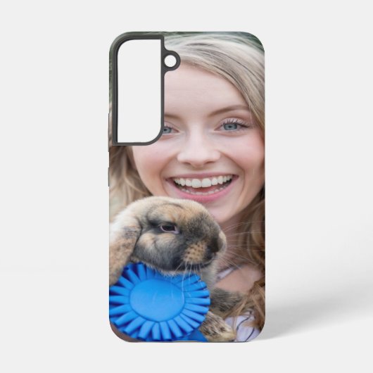 家畜ショーウサギの写真をカスタマイズ SAMSUNG GALAXYケース (裏面)