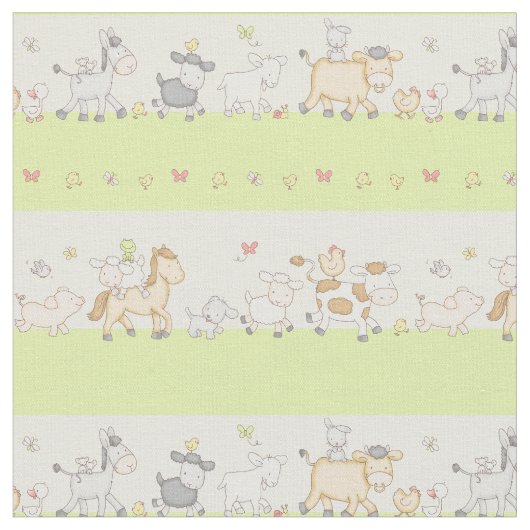 家畜パレード ファブリック (クローズアップ)