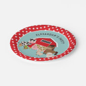 家畜パーティー ペーパープレート (アングル)