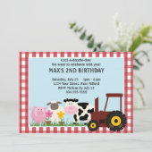 家畜子供の誕生日 招待状 (スタンド正面)