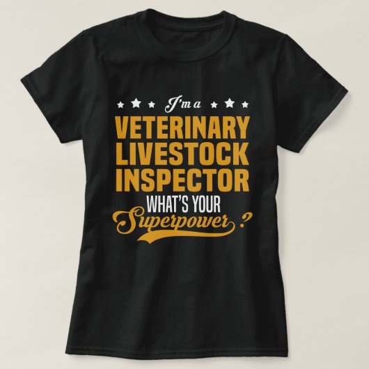 家畜検査官 Tシャツ (デザイン正面)