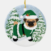 家畜獣医クリスマス セラミックオーナメント (裏面)