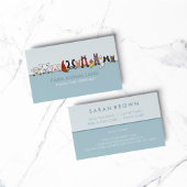 家畜獣医学ブルー 名刺