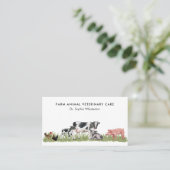 家畜獣医気に牛豚チキンファーメ 名刺 (スタンド正面)