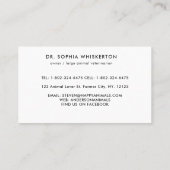 家畜獣医気に牛豚チキンファーメ 名刺 (裏面)