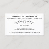 家畜獣牛ありがとう 名刺 (裏面)