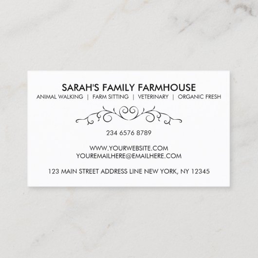 家畜獣牛ありがとう 名刺 (裏面)