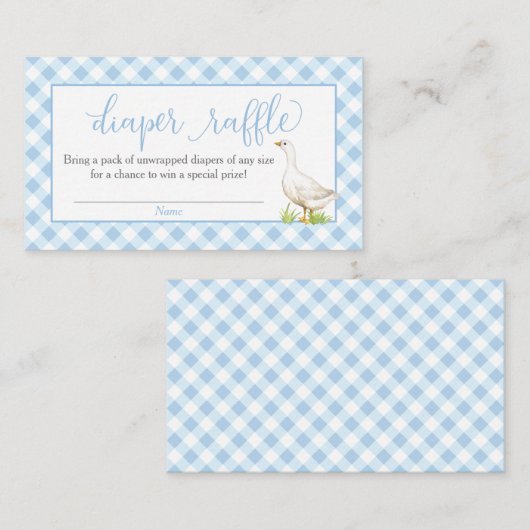 家畜用おむつラッフル囲いカード エンクロージャーカード (正面/裏面)