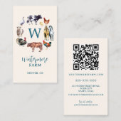 家畜用水彩農場業 名刺 (正面/裏面)