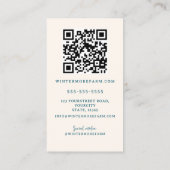 家畜用水彩農場業 名刺 (裏面)