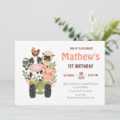 家畜聖牛の最初の誕生日 招待状 (スタンド正面)