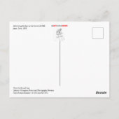 家畜販売ホールはがき ポストカード (裏面)