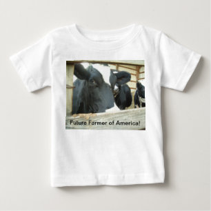 家畜-アメリカの未来の農家 ベビーTシャツ