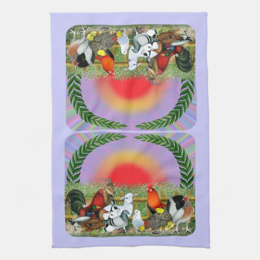 家畜 キッチンタオル (縦)