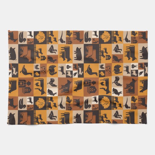 家畜 キッチンタオル (横)