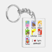 家畜 キーホルダー (正面左)