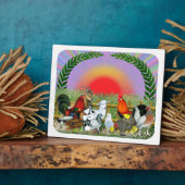 家畜 フォトプラーク (側面)