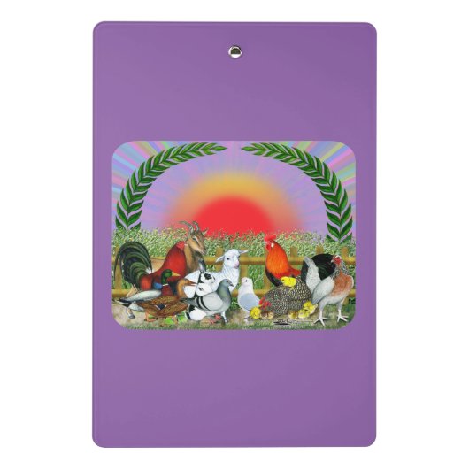 家畜 ミニクリップボード (裏面)